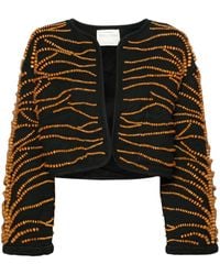 Forte Forte - Beaded Cropped Jacket - Lyst