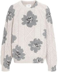 Barrie - Floral-Intarsia Sweater - Lyst