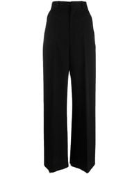 Del Core - High-waisted Wide-leg Trousers - Lyst