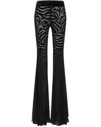 Roberto Cavalli - Pantaloni Svasati Con Stampa Ray Of - Lyst