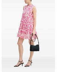 Lola Casademunt - Floral-Print Tiered Mini Dress - Lyst