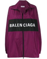 Balenciaga Leichte Jacke - Lila