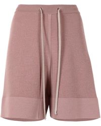 Rick Owens - Knee-Length Knitted Shorts - Lyst