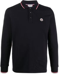 moncler polo mens black