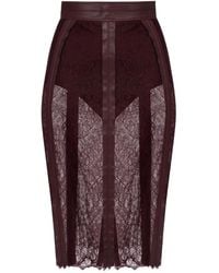 Elisabetta Franchi - Gonna Midi - Lyst