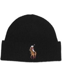 Polo Ralph Lauren - Riding Polo Bear Beanie Hat - Lyst