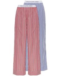 Polo Ralph Lauren - Striped Cotton Pyjama Bottoms (Set Of Two) - Lyst