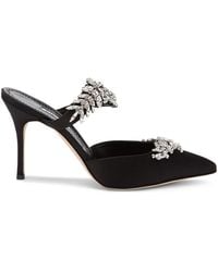 Manolo Blahnik - 90Mm Lurum Mules - Lyst
