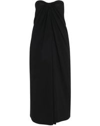 Rosetta Getty - Twist Strapless Maxi Dress - Lyst