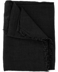 Rick Owens - Frayed-Edge Scarf - Lyst
