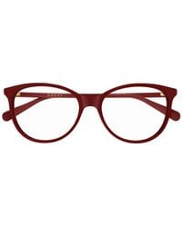 Gucci - Round Frame Glasses - Lyst