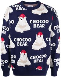 Chocoolate - Intarsien-Pullover mit Chocoo Bear - Lyst