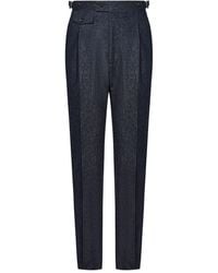Franzese Collection - Stefano De Martino Virgin-Wool Trousers - Lyst