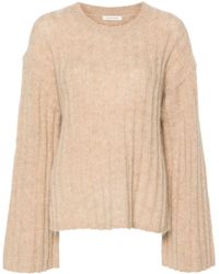 By Malene Birger - Ribbed Crew-neck Jumper - Lyst
