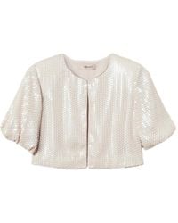 Twinset - Woven Shrug Wrap - Lyst
