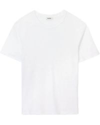 Sandro - Certified Linen T-Shirt - Lyst