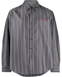 Martine Rose - Striped Cotton Shirt - Men's - Cotton - Lyst