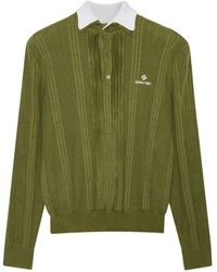 ShuShu/Tong - Logo-Embroidered Polo Top - Lyst