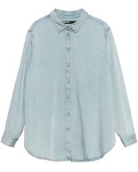 Bimba Y Lola - Chemise Droite En Jean Clair - Lyst