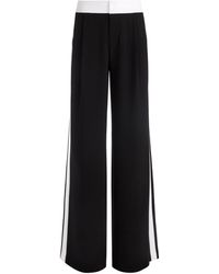 Alice + Olivia - Alice + Olivia Side Band Trousers - Lyst