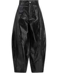 Soeur - Julien Pleated Leather Trousers - Lyst