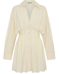 Nicholas - Vestido camisero Fabienne con botones y pliegues - Lyst
