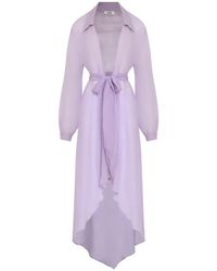 Amir Slama - Vestido Midi Con Cinturón - Lyst