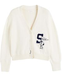 Chinti & Parker - X Peanuts Snoopy Varsity Cardigan - Lyst