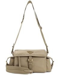 Prada - Explore Medium Re-Nylon Shoulder Bag With Flap - Lyst
