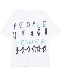 Comme des Garçons - Cotton Printed T-Shirt - Lyst