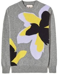 Plan C - Intarsia-Knit Sweater - Lyst
