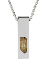 Parts Of 4 - Cuboid Amulet Topaz Necklace - Lyst