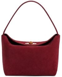 Christopher Esber - Mini Turnlock Suede Shoulder Bag - Lyst