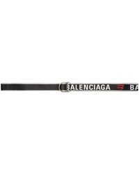 Balenciaga - Logo Jacquard D Ring Belt - Lyst