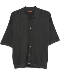 Barena - Doni Fijngebreid Button-Down Overhemd - Lyst