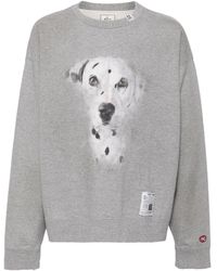 Maison Mihara Yasuhiro - Dog-print Cotton Sweatshirt - Lyst
