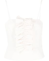 Pinko - Haut Sans Manches À Détail De Nœud - Lyst