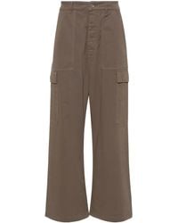 Rick Owens - Pantalones cargo de talle medio - Lyst