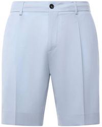 BE ABLE - Pleated Wool Shorts - Lyst