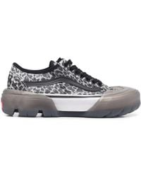 Vans - Old Skool Leopard-Print Sneakers - Lyst