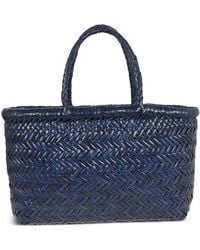 Dragon Diffusion - Mini Flat Gora Leather Tote Bag - Lyst