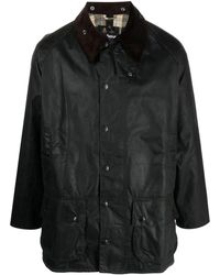 Barbour - Dark Green Cotton Jacket - Lyst