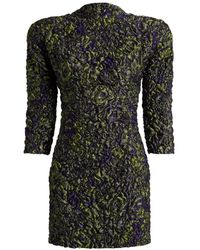 Balmain - Cloqué Jacquard Dress - Lyst