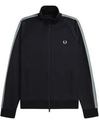 Fred Perry - Raglan-Sleeve Track Jacket - Lyst