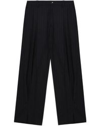 KHOKI - Pinstripe Straight-Leg Trousers - Lyst