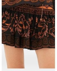 FARM Rio - Cornely Ainika Mini-Rok Met Bloemenprint - Lyst