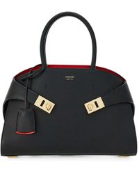 Ferragamo - Hug Buckle-Fastening Tote Bag - Lyst