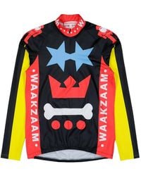 Walter Van Beirendonck - Graphic Elastic-Hem Bike Top - Lyst