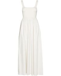 Matteau - Square-Neck Sleeveless Maxi Dress - Lyst
