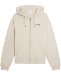 Axel Arigato - Field Logo-Print Cotton Hoodie - Lyst